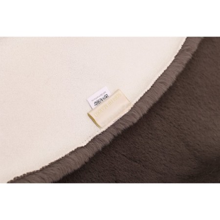 Plush mat Sofi de Marko, size 150x150 cm, chocolate color-3