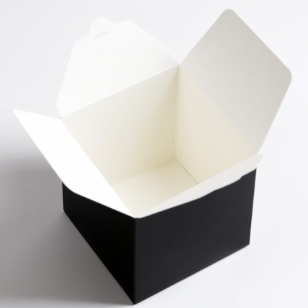Black folding box, 10 x 10 x 10 cm-2