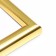 Photo frame Plastic "Mira" 21x29.7 cm, (A4) gold (plastic screen)