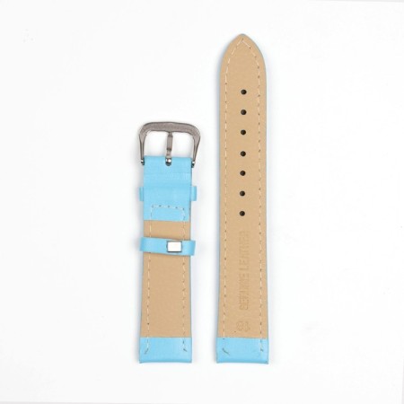Solomon watch strap, 18 mm, genuine leather, L-20 cm, blue-2