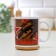 Sublimation mug "Happy Defender of the Fatherland Day. Star", with application