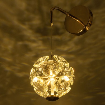 Bra "Jasil" LED 5W gold 19.5x12.5x43-130 cm-2