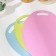 Board cutting plastic oval shade "Simplex", 31 × 21 cm, color mix