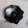 Clouver "Quarter H" Metal for 1 candle, 9.5x3 cm, black