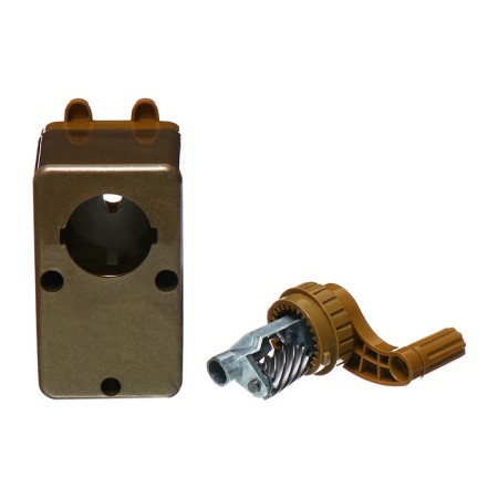Mechanical sharpener with container classic gold-8