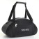 Sports bag with lightning, external pocket, black/gray color