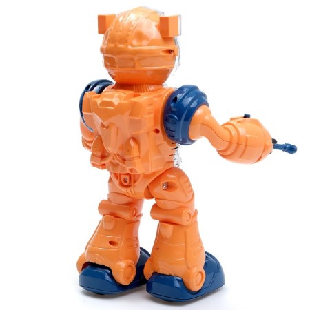 Robot "gears", light, sound, orange-3