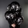 Foil ball 18 "Gloomy story", black color