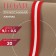 Braid knitted lamps 20 mm, 9.1 ± 0.5 m, red/white color