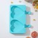 Ice Cream Form "heart", silicone, 19.5 × 14 × 2.5 cm, 2 cells (8.4 × 9 cm), color mix