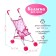 Stroller-path for dolls, plastic frame