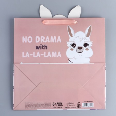 Gift package, packaging, Lama, 30 x 30 x 15 cm-4