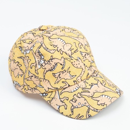 Children's cap "dinosaurics" minku yellow color, river 50-3