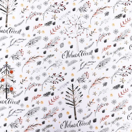 Paper Glossy "branches", 70 x 100 cm, 1 sheet-2