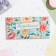 Money envelope "Congratulations" flowers on a turquoise background, 16.5 x 8 cm
