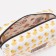 Lightning cosmetic bag, white/yellow color
