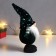Interior doll "Santa Claus in a green cap with sequins" 33x9x14 cm
