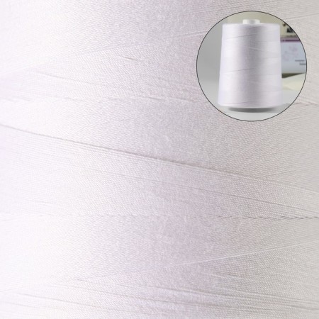 Threads 60, "Nevka", 5000 m, white color No. 001-1