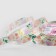 A satin ribbon “Tender peonies”, 15 mm × 23 ± 1 m, multi -colored