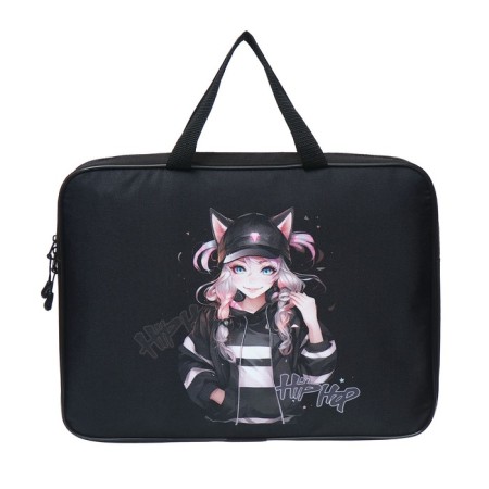 Folder with handles Textile A4, 370 x 280 x 60 mm, Stavia "Anime"