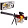 Machine gun "Godzilio", shooting, sleeves fly apart, battery