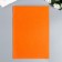 Fighting felt "bright orange" 1 mm (set of 10 sheets) A4 format format
