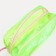 Lightning cosmetic bag, green color