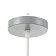 Lamp Bayerlux suspension Bayerlux "oval" 1x40W E27 gray 14x14x18-98 cm