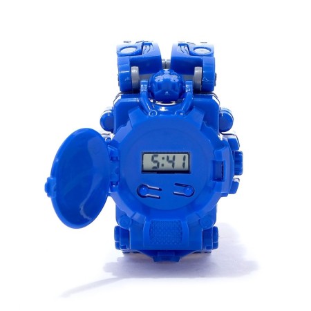 The “Clock” robot is transformed, with time indication, the color is blue-4
