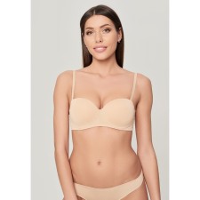 Women's bra lotus, size 80c, beige color