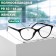 Ready glasses GA0183 (color: C1 black; diopter: +1.5; Toning: no)