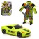 Autobot robot, transforms, green color