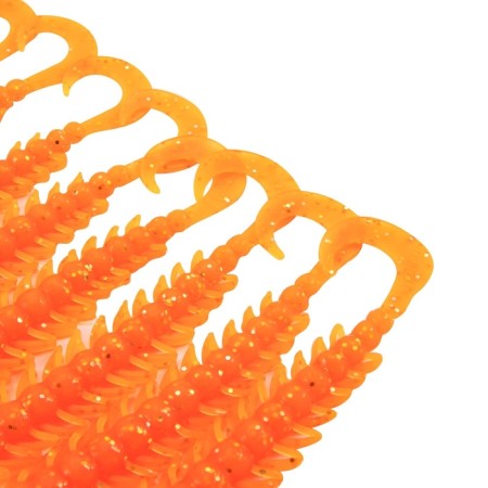 Twizter Yaman Pro Ruff, r.7.6 cm, color #03 - Carrot Gold Flake, apple. 10 pcs.-2