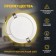 Lamp built -in era LED, IP40, 15W, 175x26.5 mm, 3000k, 1255lm, white color