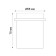 Lamp Butt, 50 W, GU10, white color, D = 63mm