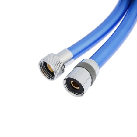 Shower hose Aquakratos, 150 cm, nylon, blue-1