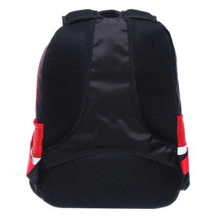School backpack 41 x 29 x 16 cm, ergonomic back, Hatber Easy, Sport Car, Black/Red NRK_88069-8
