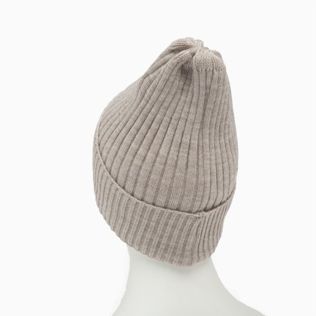 Female Winter hat, beige color, size 52-56-5