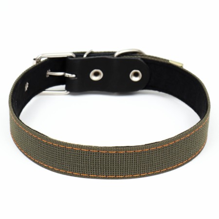 Sprinkle collar with lining, 72 x 3.5 cm, Osh 45-60 cm, khaki-1