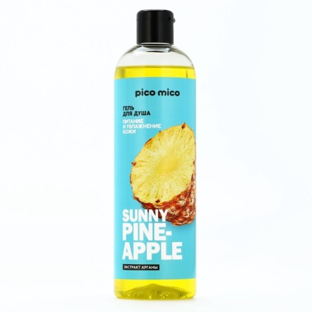 Sunny PineApple shower gel, 400 ml, pineapple aroma, Pico Mico-1