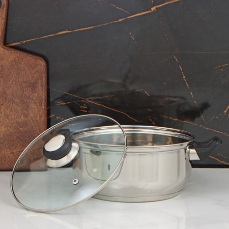 Astell pan, d = 20 cm, 2.8 l, capsule, glass cover-1