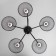 Laymin chandelier 5he27 40W black 60x60x40 cm Bayerlux