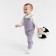 Combine Knitted Minaku, height 74-80, gray-blue color