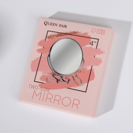 The desktop mirror is a suspended “circle”, bilateral, with an increase, D mirror surface 9 cm, black color-4
