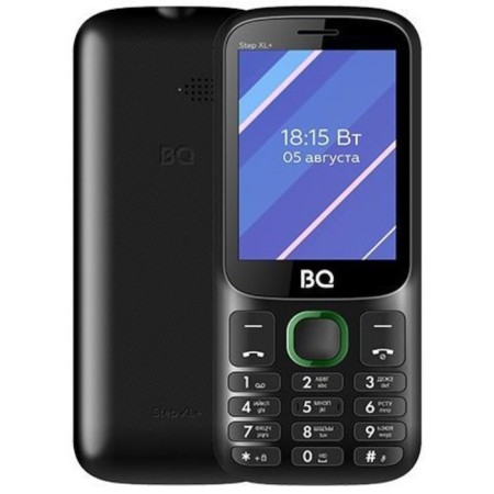 Cell phone BQ M-2820 STEP XL+ Black Green