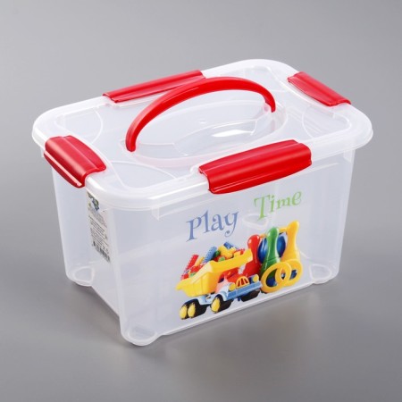 Economic storage box “Children's creativity”, 5.5 l, drawing mix-5