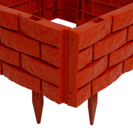 Plastic bed, 4 sections, 45 × 45 × 20 cm, terracott-1
