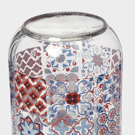 Glass Bank for bulk products "Mosaic", 1 liter-6