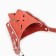 The muzzle adjustable of soft leather, size No. 1, DN 4-5 cm, ohm 13-15 cm, brown