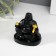 NECKE Polystone "Hothee with Golden Wand of Joua" Black 4x5x5.5 cm